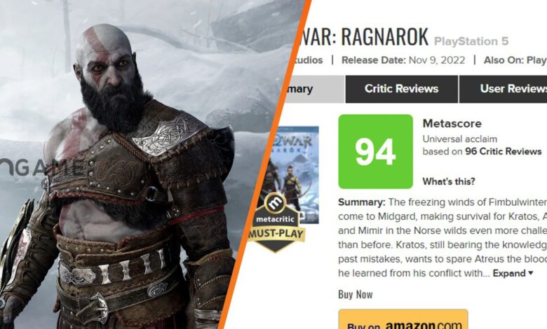 God of War Ragnarok به دومین بازی برتر 2022 از نظر امتیاز متاکریتیک تبدیل شد – تی ام گیم