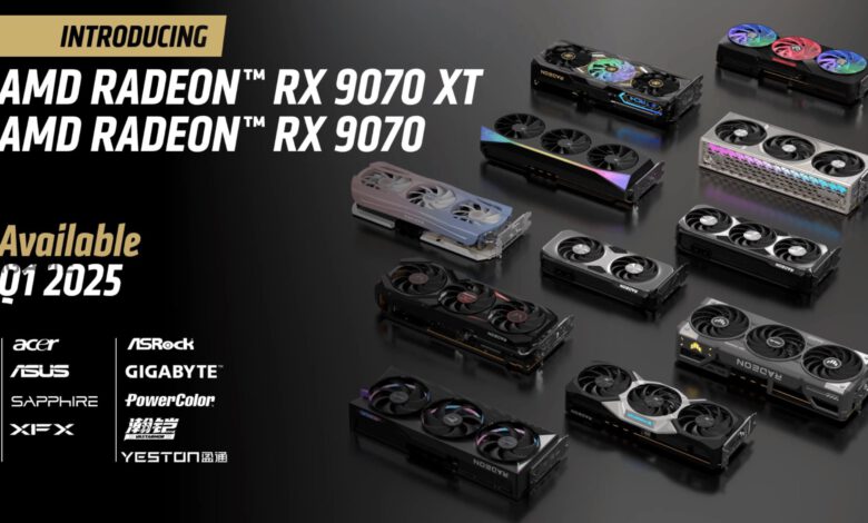 AMD کارت‌ گرافیک‌های سری Radeon RX 9000 در ماه مارس عرضه می‌کند – تی ام گیم